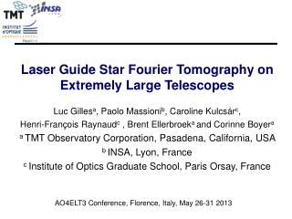 Laser Guide Star Fourier Tomography on Extremely Large Telescopes