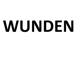 WUNDEN