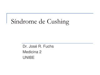 Síndrome de Cushing