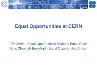 Equal Opportunities at CERN