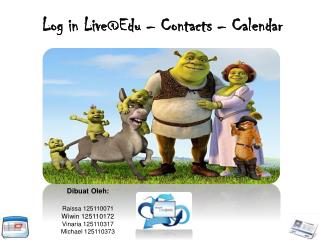 Log in Live@Edu – Contacts – Calendar