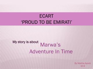 ECART ‘PROUD TO BE EMIRATI’