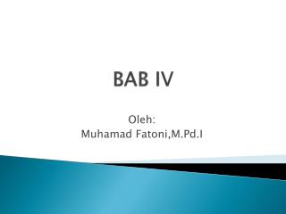 BAB IV