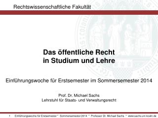 Rechtswissenschaftliche Fakultät