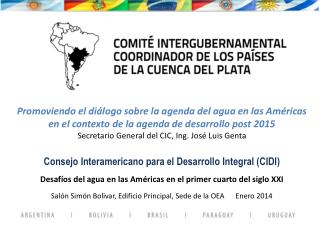 Suscripto en Abril de 1969 OBJETIVOS : Afianzar la institucionalización del sistema