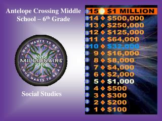 Antelope Crossing Middle School – 6 th Grade