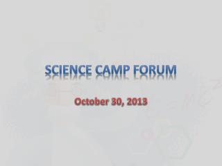 Science Camp Forum