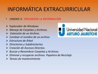 INFORMÁTICA EXTRACURRICULAR