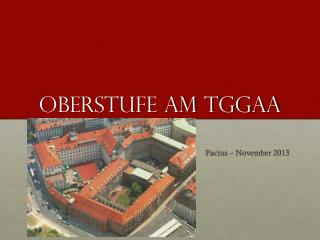 Oberstufe am TGGaA