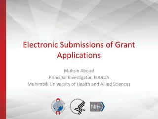 Electronic Submissions of Grant Applications