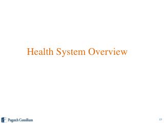 Health System Overview