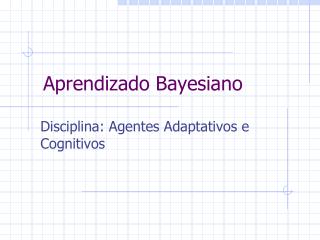 Aprendizado Bayesiano