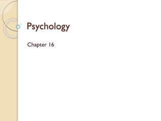 Psychology