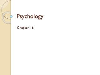 Psychology