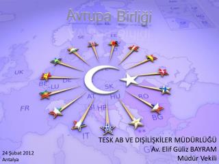 TESK AB VE DIŞİLİŞKİLER MÜDÜRLÜĞÜ Av. Elif Güliz BAYRAM Müdür Vekili