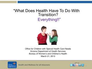 “What Does Health Have To Do With Transition? Everything!!”