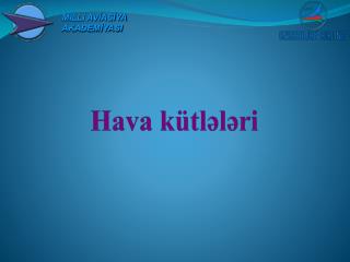 Hava kütlələri