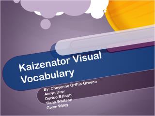 Kaizenator Visual Vocabulary