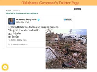 Oklahoma Governor’s Twitter Page