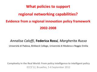 Introduction General features of a regional policy_SPD 2000-2006 (2002-2008)