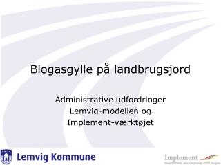 Biogasgylle på landbrugsjord