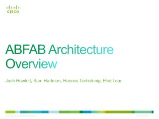 ABFAB Architecture Overview