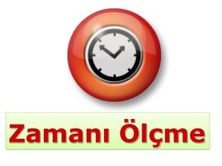 Zamanı Ölçme