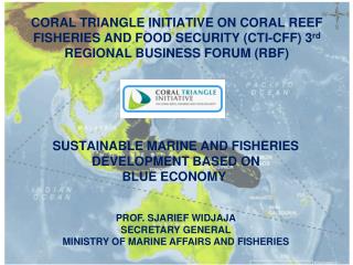 SUSTAINABLE MARINE AND FISHERIES DEVELOPMENT BASED ON BLUE ECONOMY