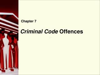Criminal Code Offences