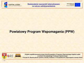 Powiatowy Program Wspomagania (PPW)