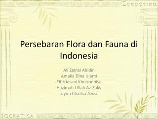 Persebaran Flora dan Fauna di Indonesia