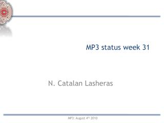 MP3 status week 31