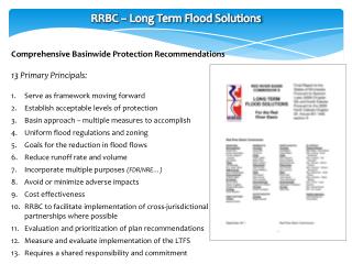 RRBC – Long Term Flood Solutions