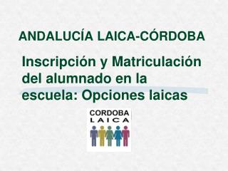 ANDALUCÍA LAICA-CÓRDOBA