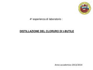4 a esperienza di laboratorio :