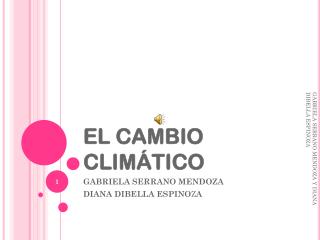 El cambio climático