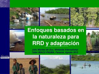 Enfoques basados en la naturaleza para RRD y adaptación