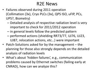 R2E News