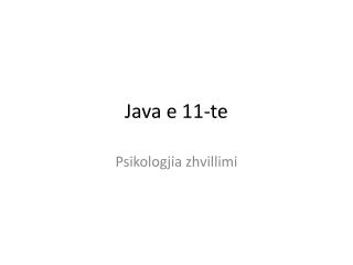 Java e 11-te