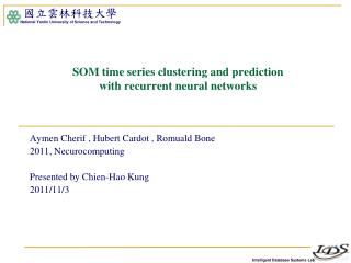 SOM time series clustering and prediction with recurrent neural networks