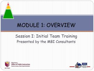 MODULE 1: OVERVIEW