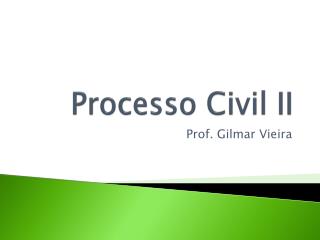 Processo Civil II