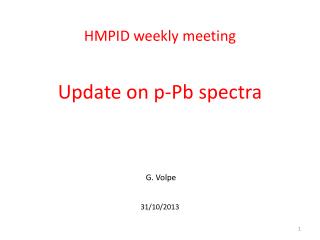 HMPID weekly meeting