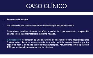 CASO CLÍNICO