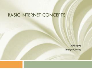 Basic Internet concepts