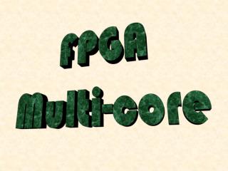 FPGA Multi-core