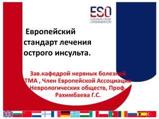 Европейский стандарт лечения острого инсульта.