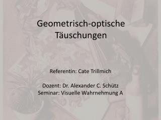 Geometrisch-optische Täuschungen