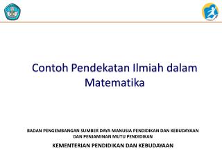 Contoh Pendekatan Ilmiah dalam Matematika