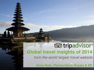 Global travel insights of 2014